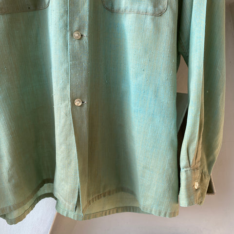 60's Arrow Button Up - Medium