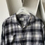 60’s Campus Rayon Blend Flannel Button-Up - XL