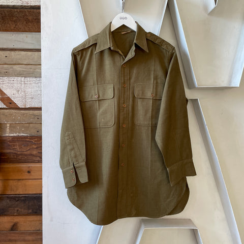 WW2 Officers Wool Shirt - Large
