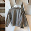 60's Collared Sportswear Sweatshirt - Large