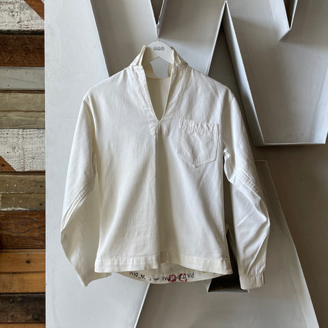 40’s USN Modified Middy Sailor Blouse - Small