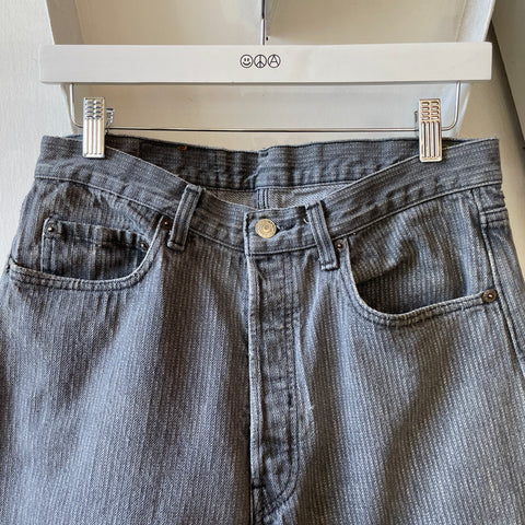 90’s Levi’s Hickory Stripe 501 - 30” x 32”