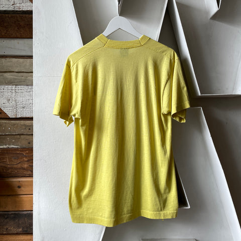 80’s Blank Yellow Tee - XL