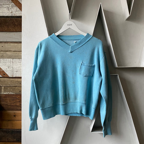 60’s V-Neck Sweatshirt - Medium