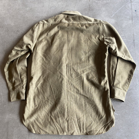 '44 WWII Wool Button-up - Large