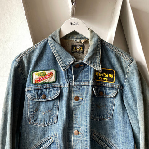 70’s Maverick Blue Bell Patched Denim Jacket - Medium