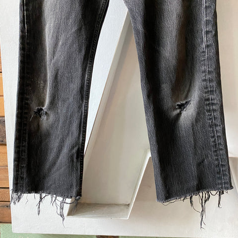 90's Black Levi’s 501 - 31” x 27”