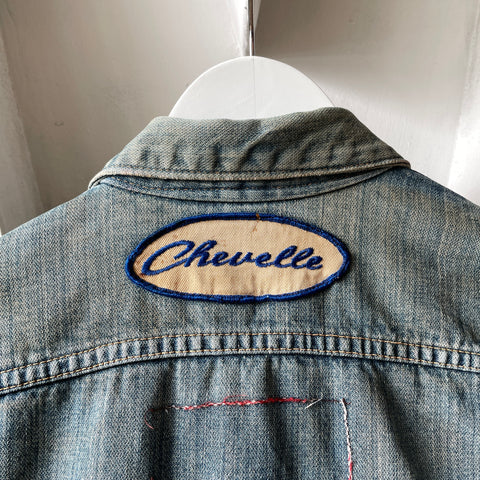 70’s Maverick Blue Bell Patched Denim Jacket - Medium