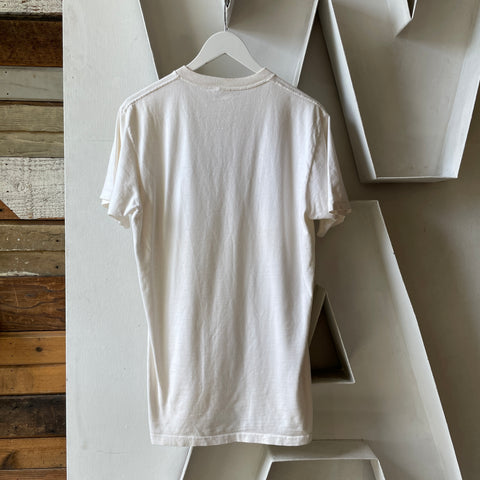 80’s Penney’s Blank White Tee - Medium