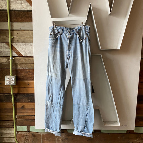 80's Levi’s Double Knee Redlines - 33” x 35”