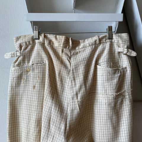 30’s Sun Cool Side Tie Trousers - 34” x 31”
