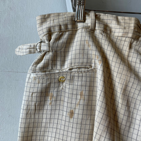 30’s Sun Cool Side Tie Trousers - 34” x 31”