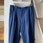40’s Blue Striped Pleated Trousers - 36” x 28”