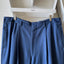 40’s Blue Striped Pleated Trousers - 36” x 28”