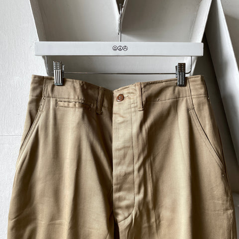 50’s Pleated Officer Chinos - 32” x 32”