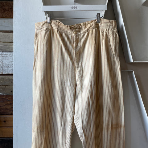 30’s Striped Trousers - 37” x 30”