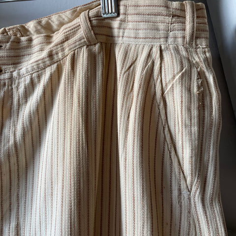 30’s Striped Trousers - 37” x 30”