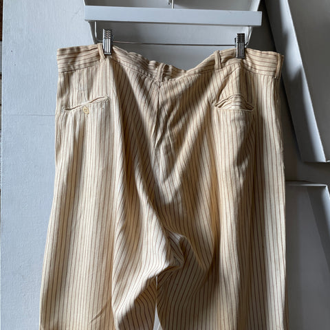 30’s Striped Trousers - 37” x 30”