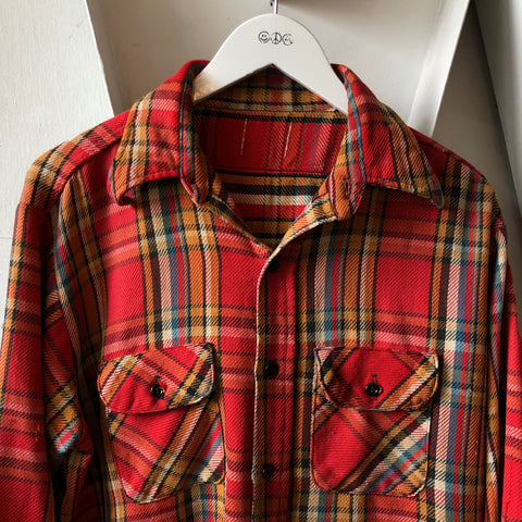 70’s Thrashed Cotton Flannel - XL
