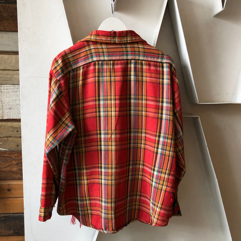 70’s Thrashed Cotton Flannel - XL