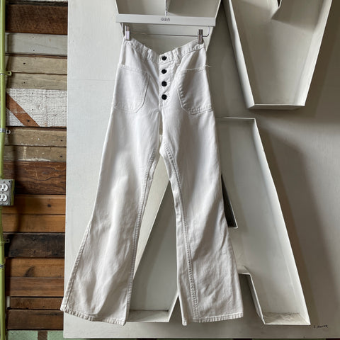 70’s Maverick Blue Bell Flares - 26” x 29.5”