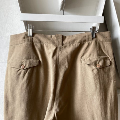 60’s Wool Blend Trousers - 35” x 30”