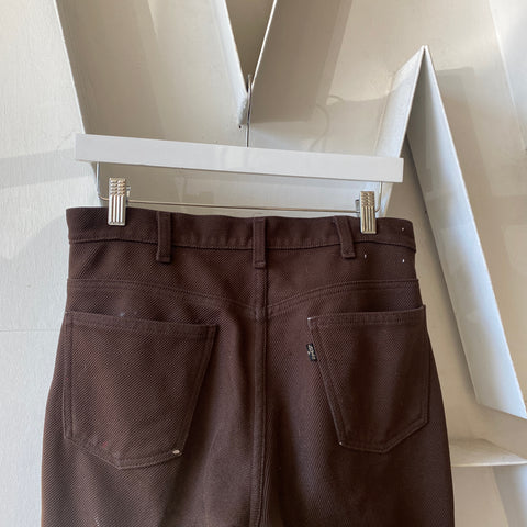 80's Levi’s Brown Trousers - 31” x 29”