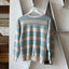 70's Striped Fleece Crewneck - Small
