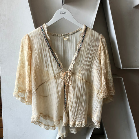 70's Take Too Hippy Blouse - Small