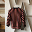 60’s Dolman Sleeve Striped Cardigan - Small