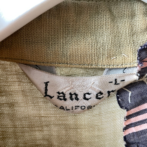 50’s Repaired Lancer Button Up - Large