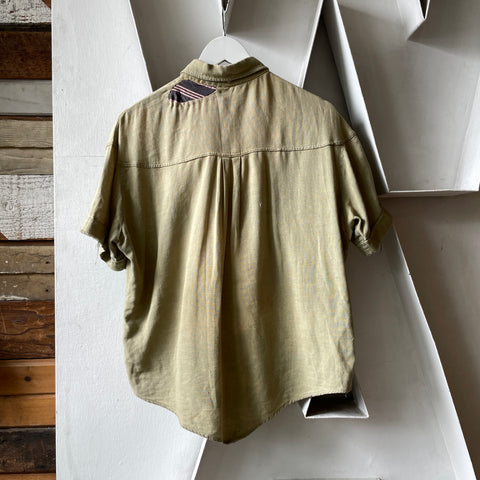 50’s Repaired Lancer Button Up - Large