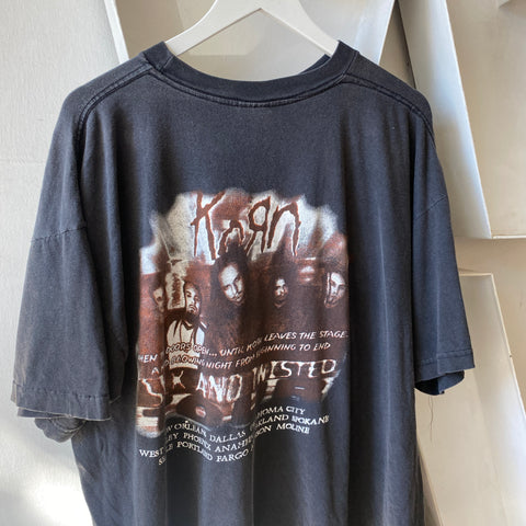 Korn Sick And Twisted Tee - XL