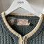 60’s Wool Zip Sweater - Medium