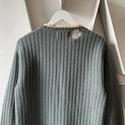 60’s Wool Zip Sweater - Medium