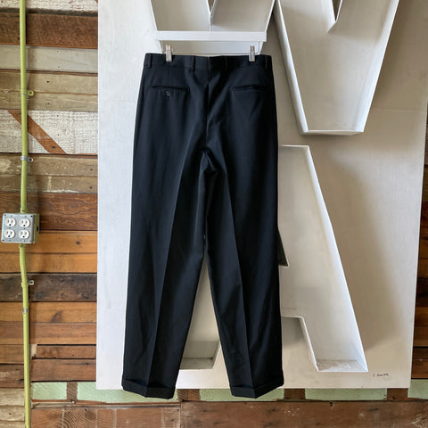 80’s Givenchy Pleated Trousers - 32” x 31”