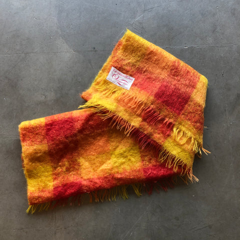 60's/70's Mohair Scarf - Large