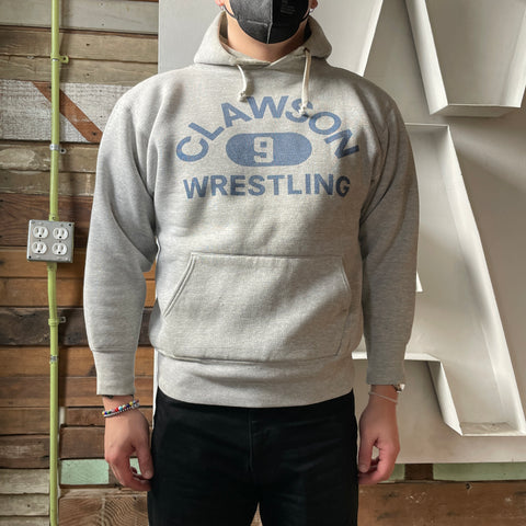 70’s Champion Blue Bar Double Face Hoodie - Medium