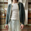 60’s Wool Zip Sweater - Medium