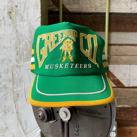 80’s Greenup Musketeers Mesh Snapback Hat - OS