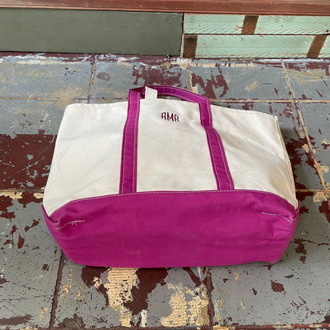 80’s Magenta Boat N’ Tote - Large
