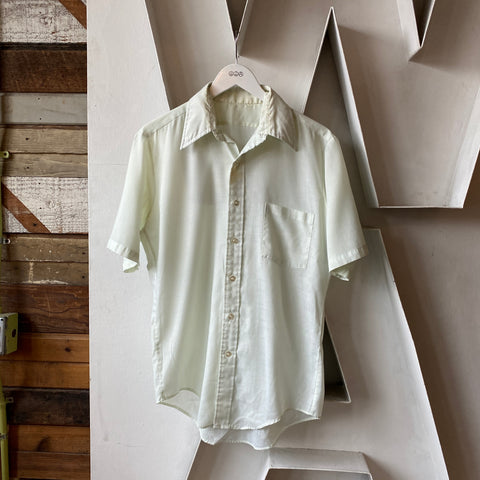 70’s Sheer Button-Up - Large