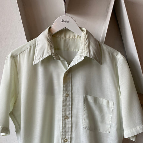 70’s Sheer Button-Up - Large
