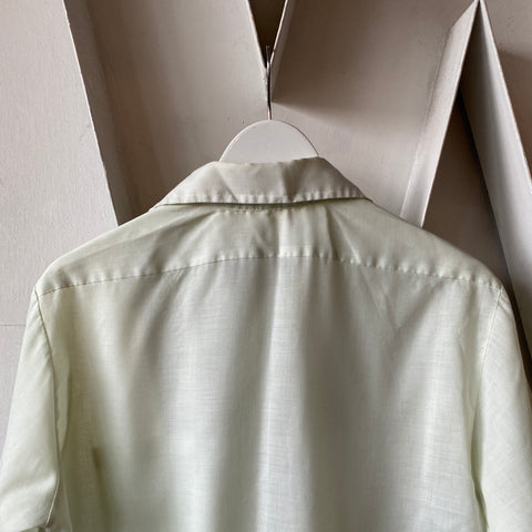 70’s Sheer Button-Up - Large