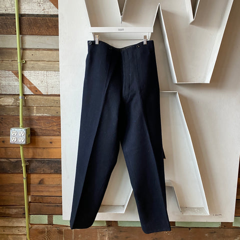 40’s Wool Sailor Trousers - 34” x 31.5”