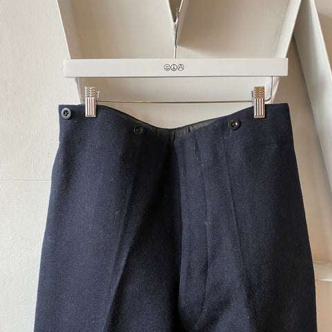 40’s Wool Sailor Trousers - 34” x 31.5”