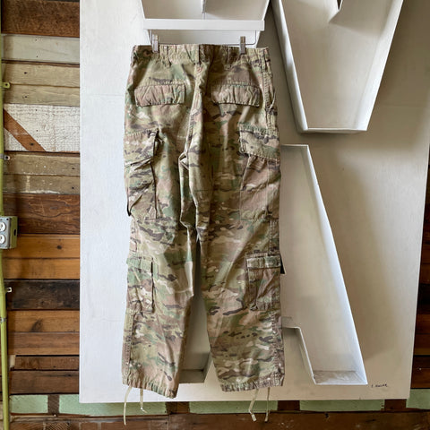 Y2K Military Camo Utility Trousers - 33” x 30”