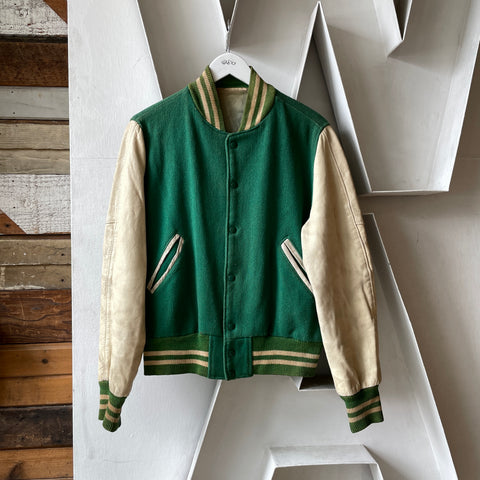 50’s Faded York H.S. Varsity Jacket - Medium