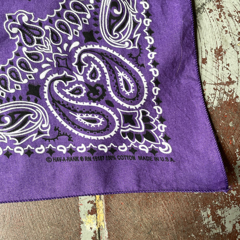 90’s Purple Bandana - OS
