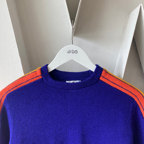 70's Striped Sweater - Small